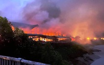 Cháy lớn ở chợ Khe Tre nơi miền cao xứ Huế