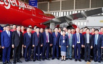 Chủ tịch Quốc hội thăm Trung tâm Kỹ thuật tàu bay hợp tác Vietjet và Lao Airlines
