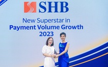 SHB được vinh danh là ‘Ngôi sao tăng trưởng thẻ năm 2023’