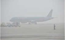 Sân bay Nội Bài sương mù sáng sớm, nhiều chuyến bay bị chậm đến chiều