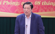 Ông Phan Đình Trạc chủ trì thông báo dự thảo kết quả kiểm tra chống tham nhũng tại Hải Phòng