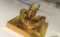 Nhà sưu tập tư nhân ở Bắc Ninh mua ấn vàng Hoàng đế chi bảo với giá hơn 6,1 triệu euro
