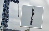 Cặp đôi Trung Quốc nhảy bungee rồi ôm nhau lơ lửng giữa không trung