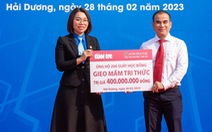 Tháng thanh niên: Bạn đọc báo Tuổi Trẻ tặng 200 xe đạp cho học trò nghèo tỉnh Hải Dương