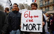Nước Pháp tắc nghẽn vì người dân xuống đường biểu tình chống lại chuyện cải cách về hưu