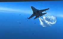 Mỹ công bố video vụ máy bay không người lái rơi trên Biển Đen