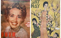 Ngắm tranh Nguyễn Gia Trí và hình Marilyn Monroe trên bìa báo Tết trước 1954