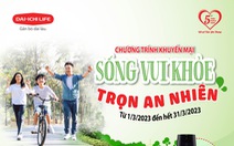 Dai-ichi Life triển khai khuyến mãi 'Sống vui khỏe - Trọn an nhiên'