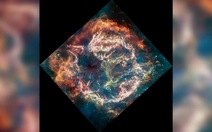 Kính viễn vọng James Webb bắt được 'quái vật xanh' trong siêu tân tinh trẻ