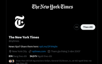 New York Times mất tick xanh Twitter sau khi bị Elon Musk chê