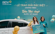 BIDV trao giải thưởng ô tô hơn 500 triệu đồng cho khách hàng