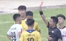 Cầu thủ U19 Viettel tát cầu thủ U19 Hoàng Anh Gia Lai, bị đuổi khỏi sân
