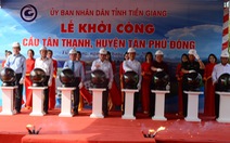 Hơn 145 tỉ đồng xây cầu xóa thế cô lập huyện Tân Phú Đông