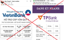 Mạo danh nhiều ngân hàng để lừa đảo với chiêu ‘lãi suất thấp’