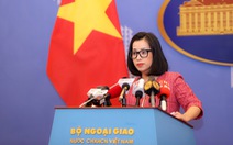 Bộ Ngoại giao: Tàu khảo sát Trung Quốc đã rời khỏi vùng biển Việt Nam