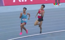 Pha bức tốc giành huy chương vàng khó tin của VĐV Campuchia ở điền kinh 800m