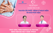 Chương trình tư vấn: thuyên tắc phổi - bệnh lý nguy hiểm và khó phát hiện