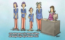 Bạo lực học đường: Tốt khoe xấu che