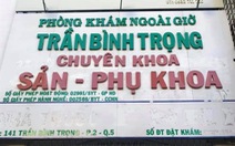 TP.HCM: Xử phạt hai bác sĩ sản phụ khoa ở phòng khám sai phạm