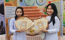 Học sinh lớp 10 đoạt giải đặc biệt ý tưởng khởi nghiệp với bánh tráng quýt hồng