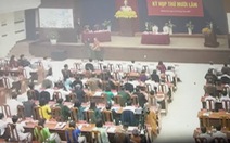 Khói bao trùm hội trường họp HĐND Quảng Nam do khí gas bị rò rỉ từ đường ống điều hòa