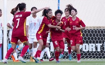 U19 nữ Việt Nam vất vả thắng Myanmar