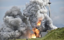 Động cơ tên lửa của Cơ quan Vũ trụ Nhật Bản phát nổ khủng khiếp