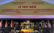 Truy niệm các anh hùng liệt sĩ, chiến sĩ cách mạng, đồng bào yêu nước tại Côn Đảo