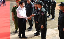 Ông Phan Đình Trạc thăm Trung đoàn Cảnh sát cơ động Tây Nguyên