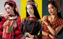 Nông Thúy Hằng hóa cô dâu Khmer, Ê Đê, Dao, Tày, Mông