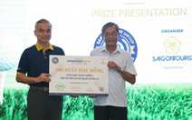 Giải golf truyền thống Saigontourist quyên góp 500 suất học bổng