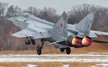 Tiêm kích MiG-31 của Nga rơi lúc huấn luyện
