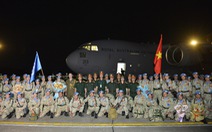 Đoàn quân y 'mũ nồi xanh' Việt Nam ở Nam Sudan hoàn thành nhiệm vụ trở về
