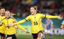 Thắng Nhật Bản 2-1, Thụy Điển vào bán kết World Cup nữ 2023