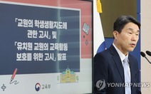 Hàn Quốc sửa luật để bảo vệ giáo viên, phụ huynh tranh cãi