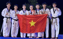 Quyền taekwondo Việt Nam giành huy chương bạc đồng đội thế giới