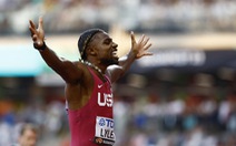 Mỹ lần thứ 4 liên tiếp vô địch nội dung 100m nam ở Giải điền kinh thế giới