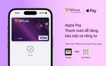 TPBank liên kết Apple Pay cho phép thanh toán trực tiếp thay cho thẻ