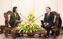 Bí thư Thành ủy Nguyễn Văn Nên tiếp Chủ tịch Thượng viện Vương quốc Bỉ