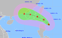 Bão Saola có thể vào Biển Đông trong hai ngày tới