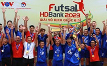 CLB Thái Sơn Nam TP.HCM 'nghẹt thở' lấy lại chức vô địch futsal quốc gia