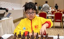 Kỳ thủ 12 tuổi Khương Duy vô địch Giải cờ vua xuất sắc quốc gia