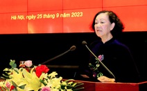 Bà Trương Thị Mai: Đảng đặt yêu cầu rất cao với công tác cán bộ, đặc biệt cán bộ cấp chiến lược