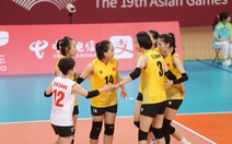 Tuyển bóng chuyền nữ Việt Nam thắng dễ dàng trận ra quân ở Asiad 19