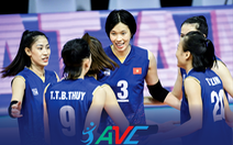 Lịch thi đấu bán kết Giải vô địch châu Á của tuyển bóng chuyền nữ Việt Nam