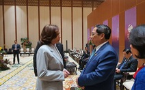Thủ tướng Phạm Minh Chính hội ngộ Phó tổng thống Mỹ Kamala Harris ở Indonesia