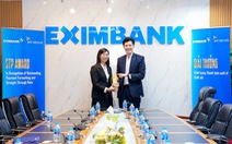 Eximbank nhận giải ‘Chất lượng thanh toán quốc tế xuất sắc’