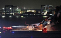 5 người thiệt mạng trên máy bay tuần duyên Nhật Bản va chạm máy bay khách