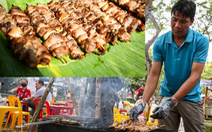 Thưởng thức thịt heo bản, cá kho làng Vũ Đại, bún nước lèo Sóc Trăng ở Lễ hội Tết Việt