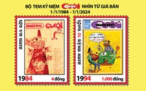 Bộ tem kỷ niệm 40 năm Tuổi Trẻ Cười nhìn từ... giá bán